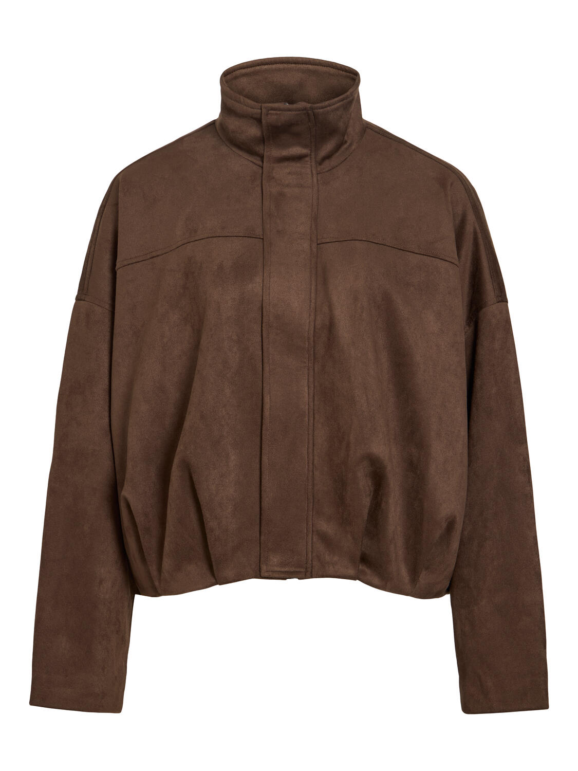 Viviral Funnel Neck jakke – Chocolate Brown